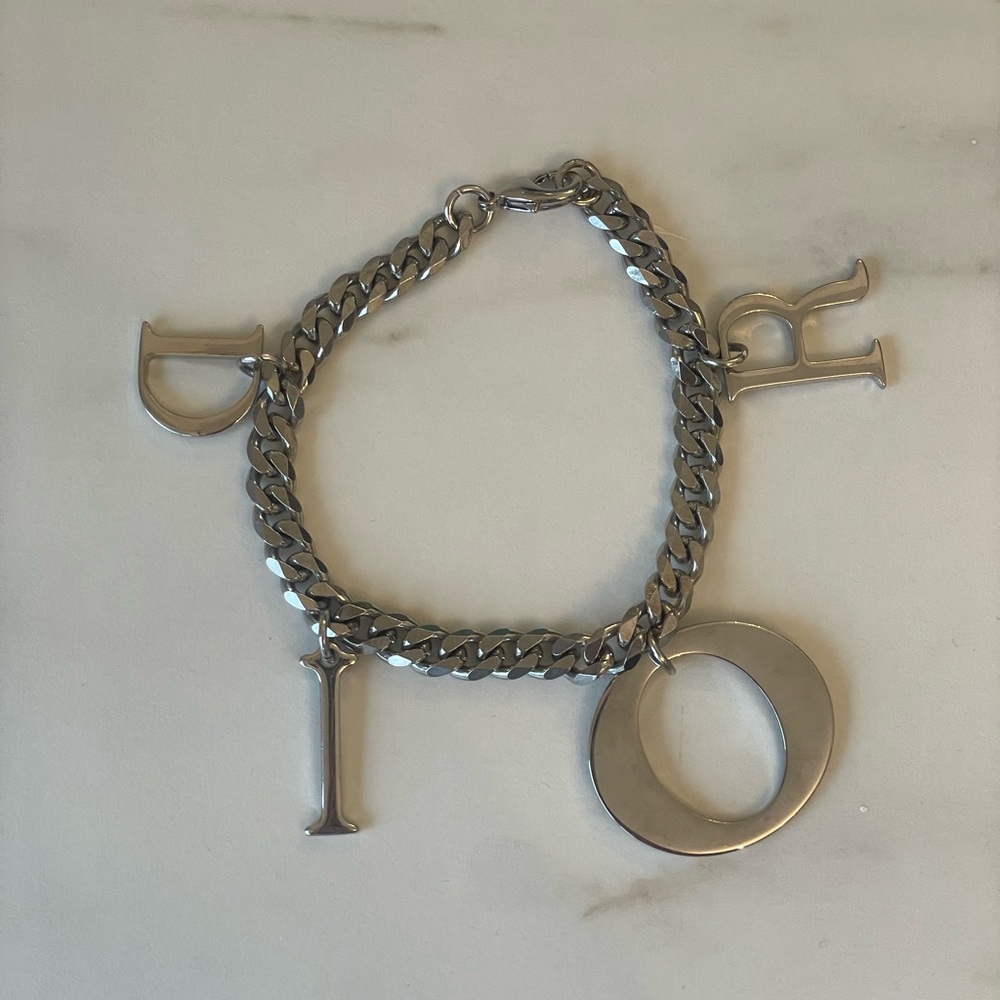 Reworked Dior Letter Charm Bracelet - Picture 2 of 2